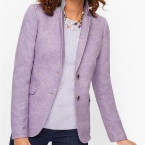Talbots herringbone Shetland blazer